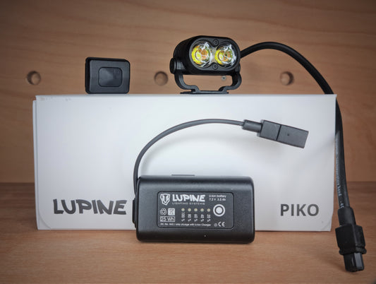 LUPINE Helm- & Stirnlampe Piko All-in-One R 2100 Lumen | 3,5 Ah SmartCore